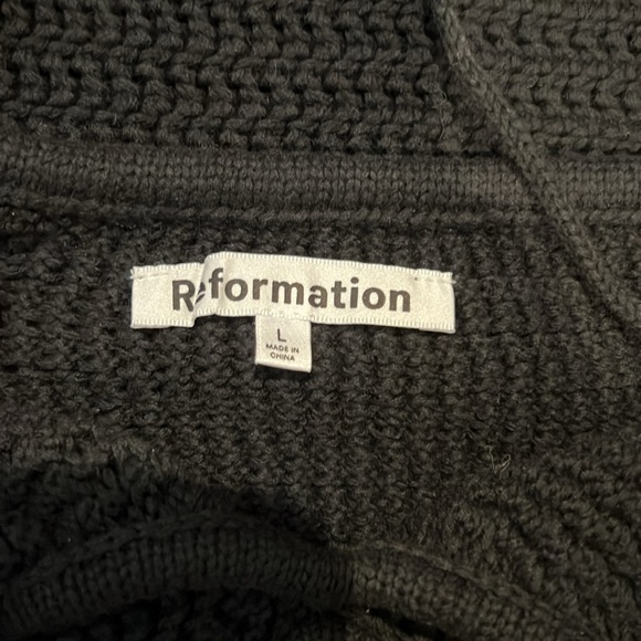 NWT Reformation Vanete Open Knit Dress size Large - Picture 6 of 6